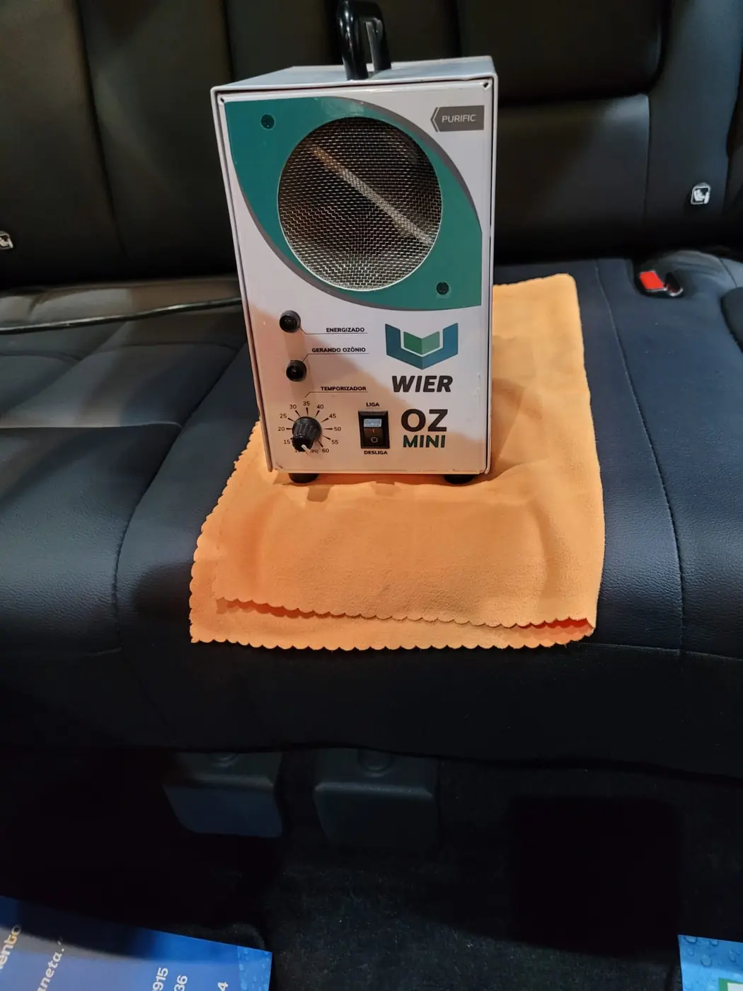 Gerador de ozônio para oxi-sanitização do interior